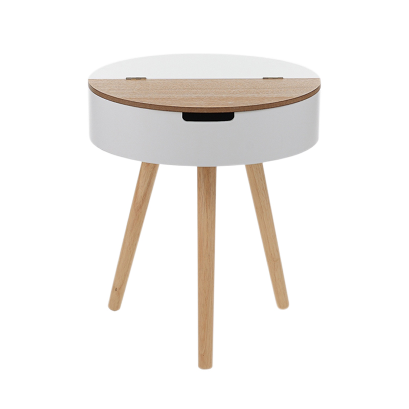 Тумбочка Stockholm White & Beige Bamboo Белый Бежевый Тумбочка Stockholm White & Beige Bamboo Белый Бежевый в Грозном | Loft Concept
