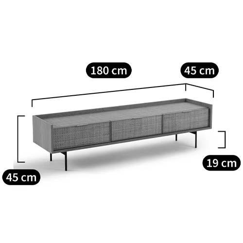 ТВ-тумба с плетеным декором Buckley Wicker TV Stand ТВ-тумба с плетеным декором Buckley Wicker TV Stand в Грозном
