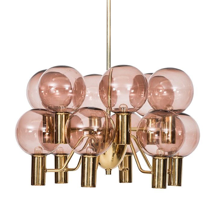 Люстра Hans-Agne Jakobsson Ceiling Lamps Глянцевое золото Розовый (Rose) Люстра Hans-Agne Jakobsson Ceiling Lamps Глянцевое золото Розовый (Rose) в Грозном | Loft Concept