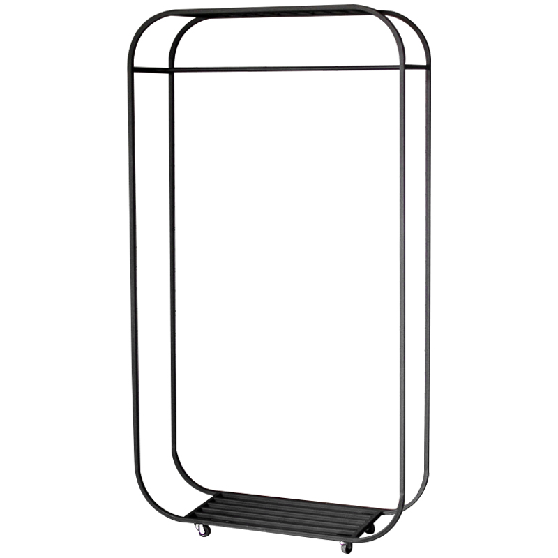 Рейл Kieron Industrial Metal Rust Clothes Rail Черный Рейл Kieron Industrial Metal Rust Clothes Rail Черный в Грозном | Loft Concept