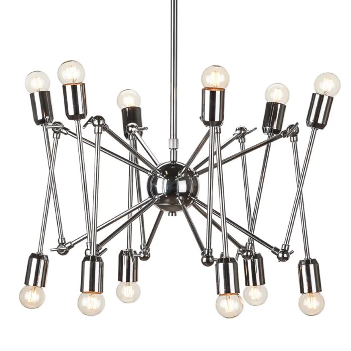 Подвесной светильник LOFT SPUTNIK CHANDELIER SPIDER Silver Серебряный Подвесной светильник LOFT SPUTNIK CHANDELIER SPIDER Silver Серебряный в Грозном | Loft Concept