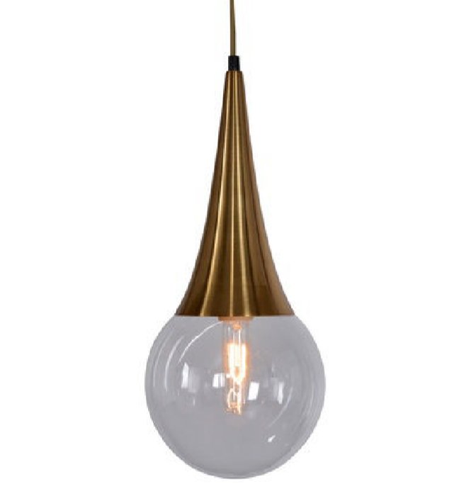 Подвесной светильник Drop Pendant lamp Латунь Античная полированная Подвесной светильник Drop Pendant lamp Латунь Античная полированная в Грозном | Loft Concept