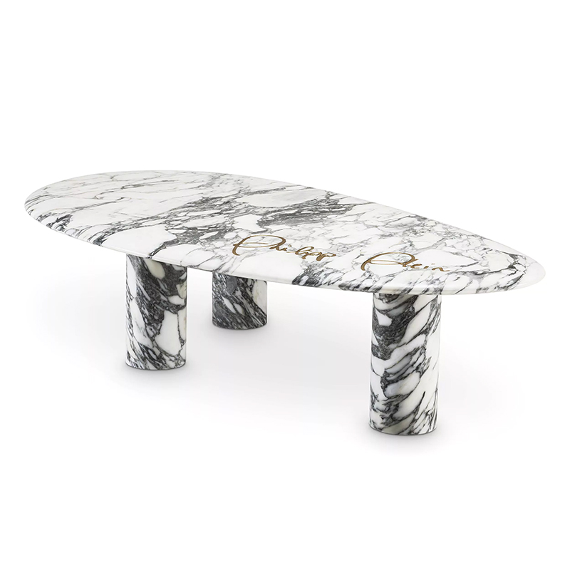 Кофейный стол Philipp Plein Coffee Table Forte Белый Белый Мрамор Bianco Кофейный стол Philipp Plein Coffee Table Forte Белый Белый Мрамор Bianco в Грозном | Loft Concept