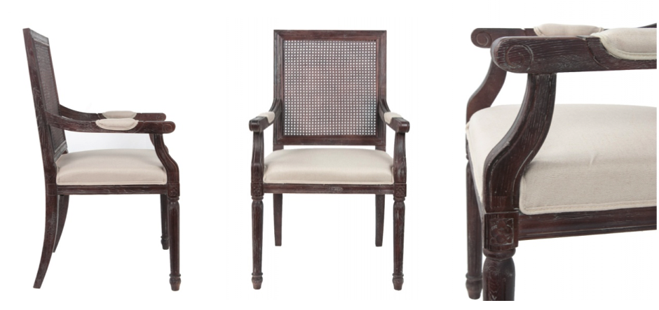 Стул French chairs Provence Garden Brown ArmChair Стул French chairs Provence Garden Brown ArmChair - Loft-Concept в Грозном