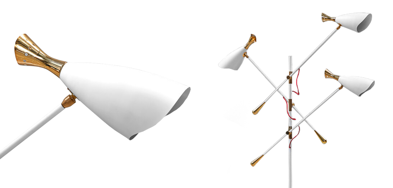 Торшер Delightfull Duke Floor white - фото