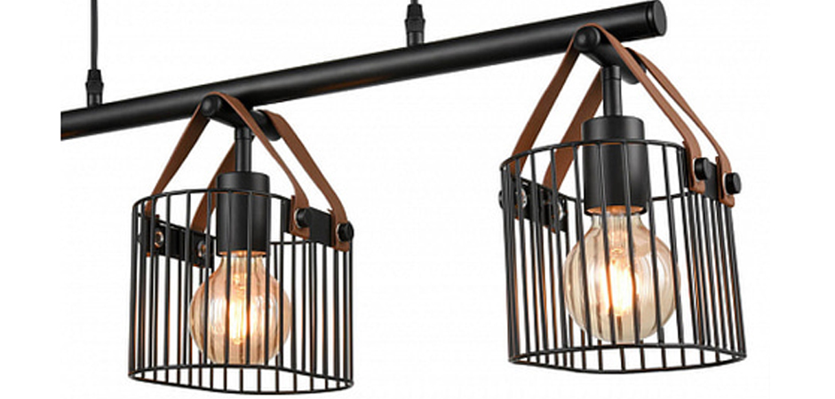 Люстра Cage Wire Color Linear black Люстра Cage Wire Color Linear black - Loft-Concept в Грозном