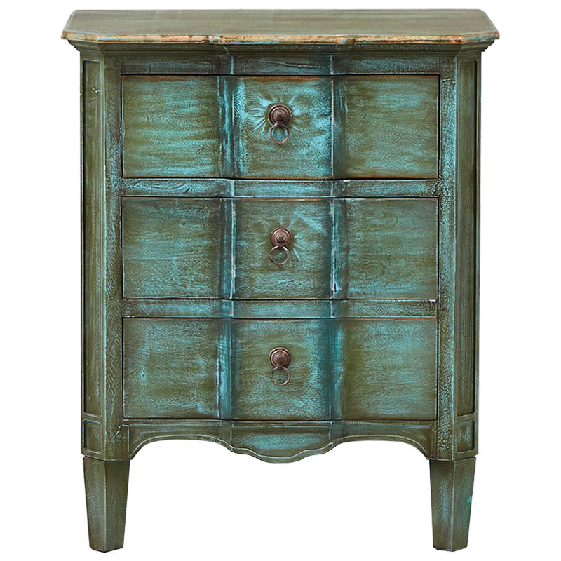 Комод прованс Lachlan Provence Chest of Drawers Зеленый Бирюзовый Комод прованс Lachlan Provence Chest of Drawers Зеленый Бирюзовый в Грозном | Loft Concept