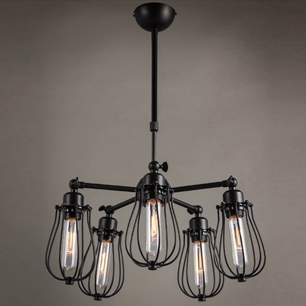 Люстра Loft Marconi Cage Light Черный Люстра Loft Marconi Cage Light Черный в Грозном | Loft Concept