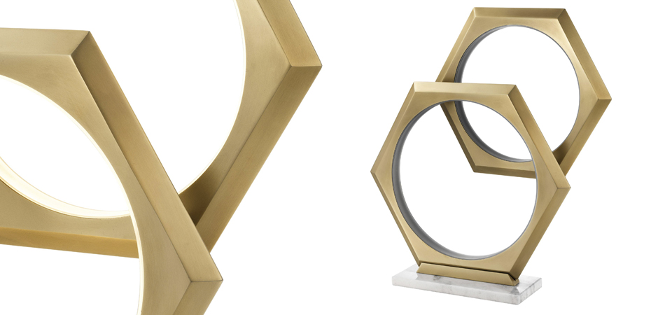 Настольная лампа Eichholtz Table Lamp Hexum Настольная лампа Eichholtz Table Lamp Hexum - Loft-Concept в Грозном