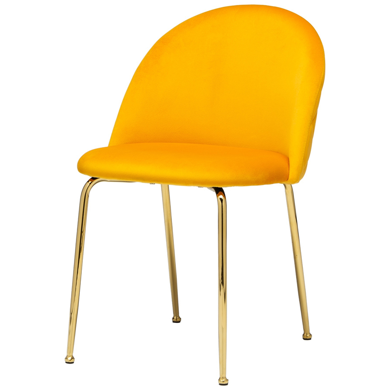 Стул Vendramin Dining Chair yellow Желтый Глянцевое золото Стул Vendramin Dining Chair yellow Желтый Глянцевое золото в Грозном | Loft Concept