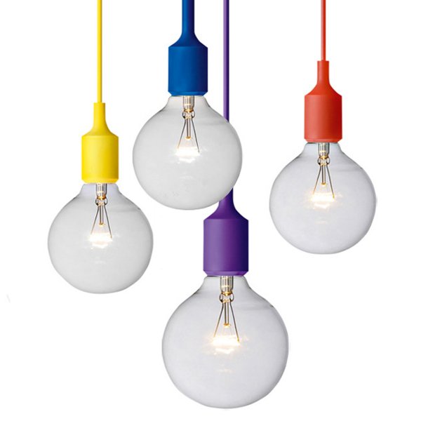 Подвесной светильник Muuto E27 Color Салатовый Бирюзовый Желтый Синий Серый Голубой Оранжевый Красный Черный Белый Подвесной светильник Muuto E27 Color Салатовый Бирюзовый Желтый Синий Серый Голубой Оранжевый Красный Черный Белый в Грозном | Loft Concept