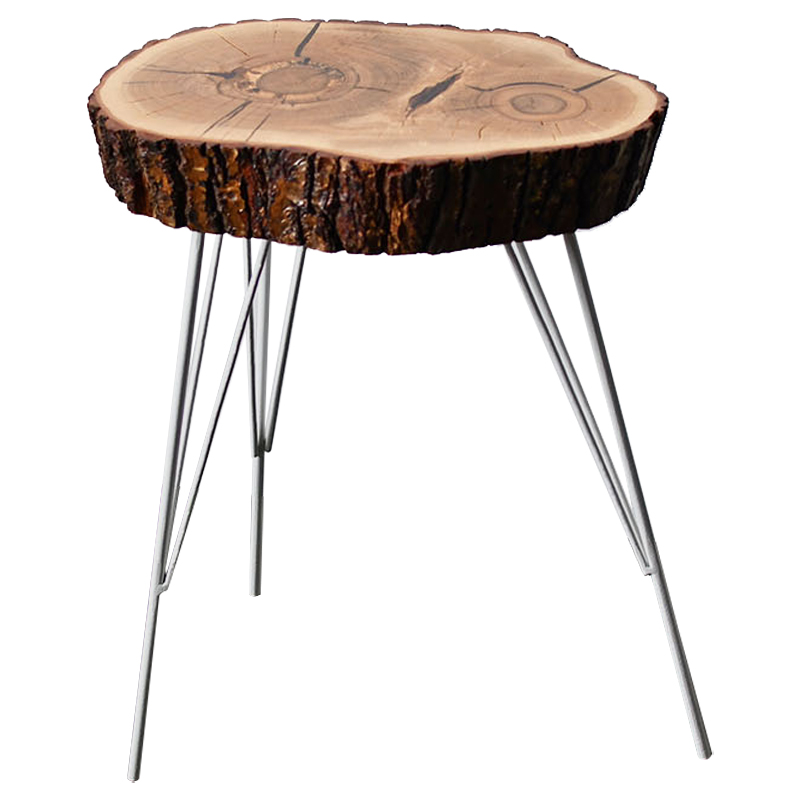 Приставной стол Kobie Industrial Metal Rust Side Table Коричневый Белый Приставной стол Kobie Industrial Metal Rust Side Table Коричневый Белый в Грозном | Loft Concept