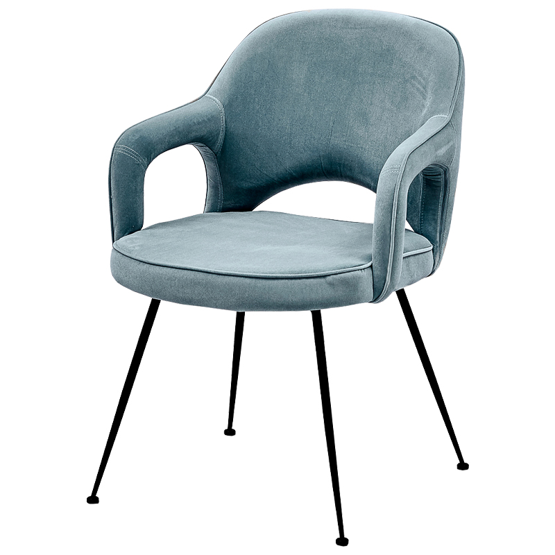 Стул Taube Stool Pastel Blue Голубой пастельный Черный Стул Taube Stool Pastel Blue Голубой пастельный Черный в Грозном | Loft Concept