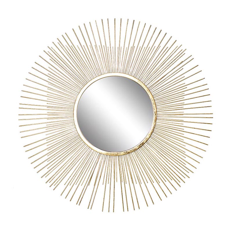 Зеркало-солнце Thin Rays Mirror Золотой Зеркало-солнце Thin Rays Mirror Золотой в Грозном | Loft Concept
