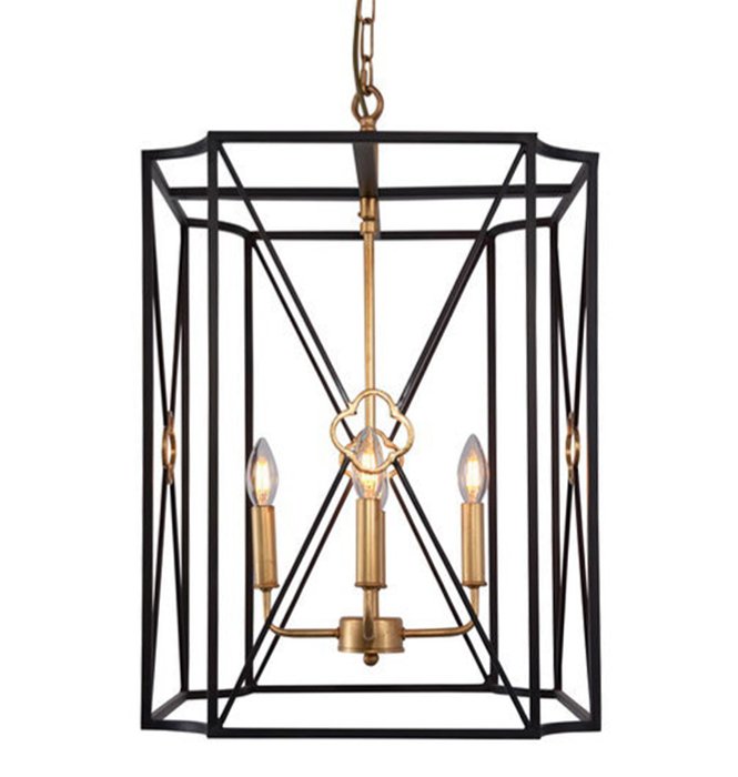Подвесные светильники ROCK LANTERN Pendant lamp Золотой Черный Подвесные светильники ROCK LANTERN Pendant lamp Золотой Черный в Грозном | Loft Concept