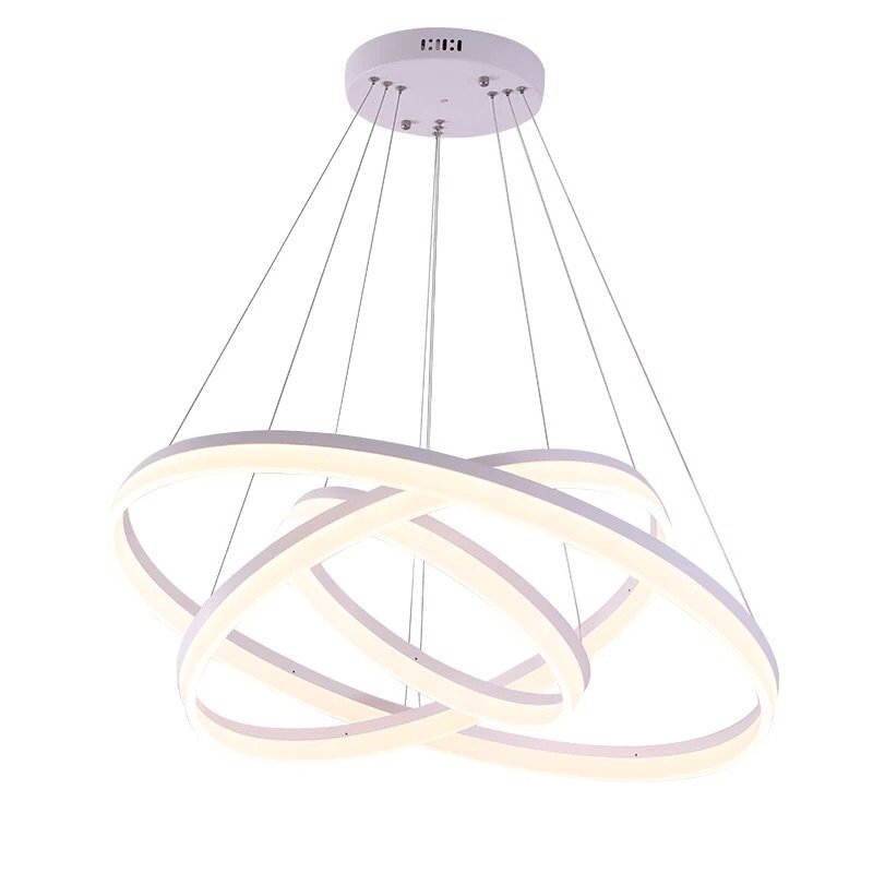 Люстра Chandeliers Rings White Белый Люстра Chandeliers Rings White Белый в Грозном | Loft Concept