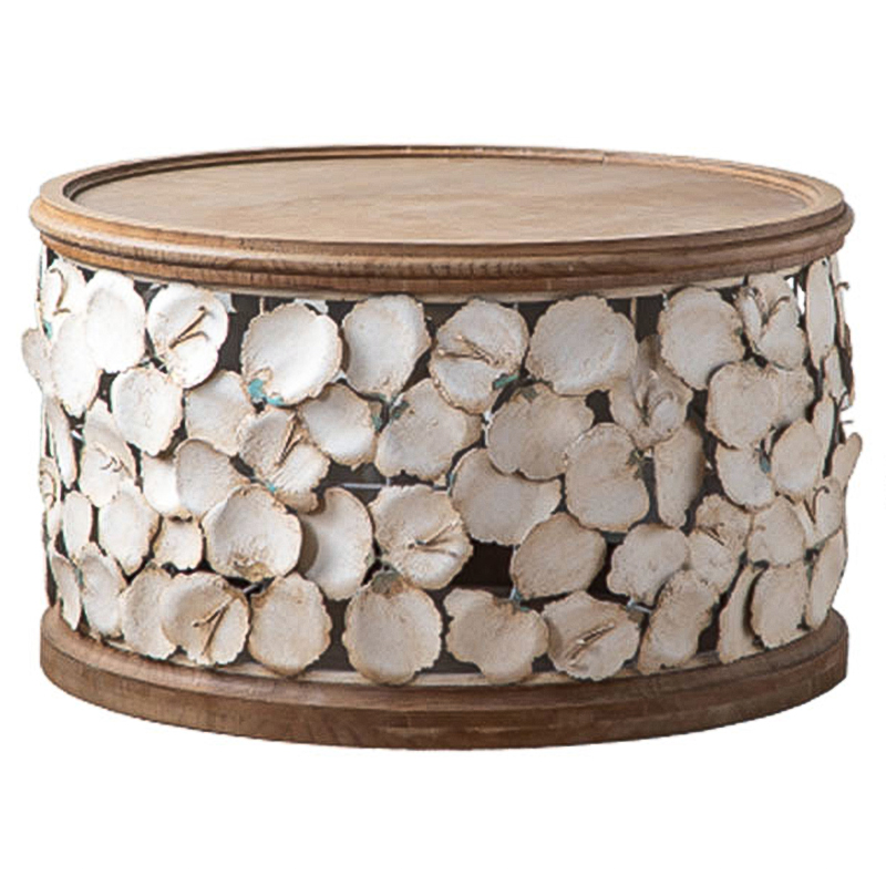 Кофейный стол Metal Petals Coffee Table Бежевый Древесина Кофейный стол Metal Petals Coffee Table Бежевый Древесина в Грозном | Loft Concept