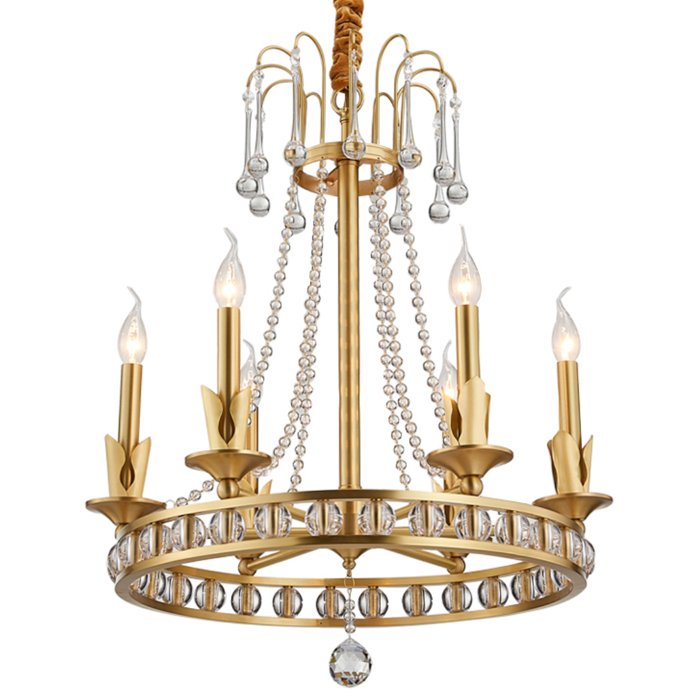 Люстра Candelia Chandelier Латунь Люстра Candelia Chandelier Латунь в Грозном | Loft Concept