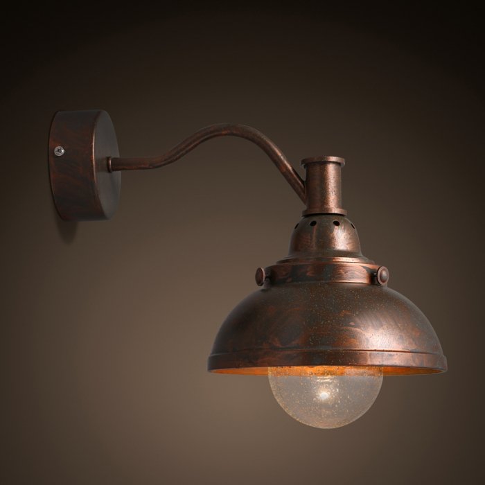 Настеный светильник Old Copper Bra Медь Настеный светильник Old Copper Bra Медь в Грозном | Loft Concept