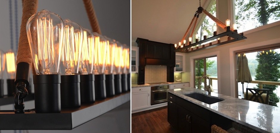 Люстра Square Large Loft Rope Light Люстра Square Large Loft Rope Light - Loft-Concept в Грозном
