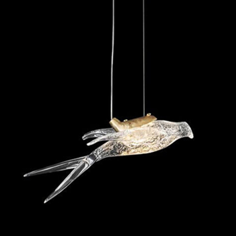Подвесной светодиодный светильник The swallow nest Медь Прозрачный Подвесной светодиодный светильник The swallow nest Медь Прозрачный в Грозном | Loft Concept