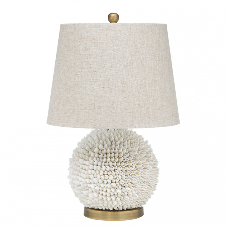 Настольная лампа Shell Lamp Бежевый Настольная лампа Shell Lamp Бежевый в Грозном | Loft Concept