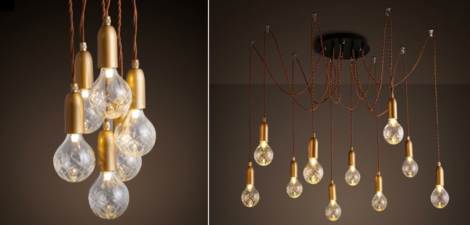 Подвесной светильник lee broom Ceare Crystal Bulb Chandelier Подвесной светильник lee broom Ceare Crystal Bulb Chandelier - Loft-Concept в Грозном