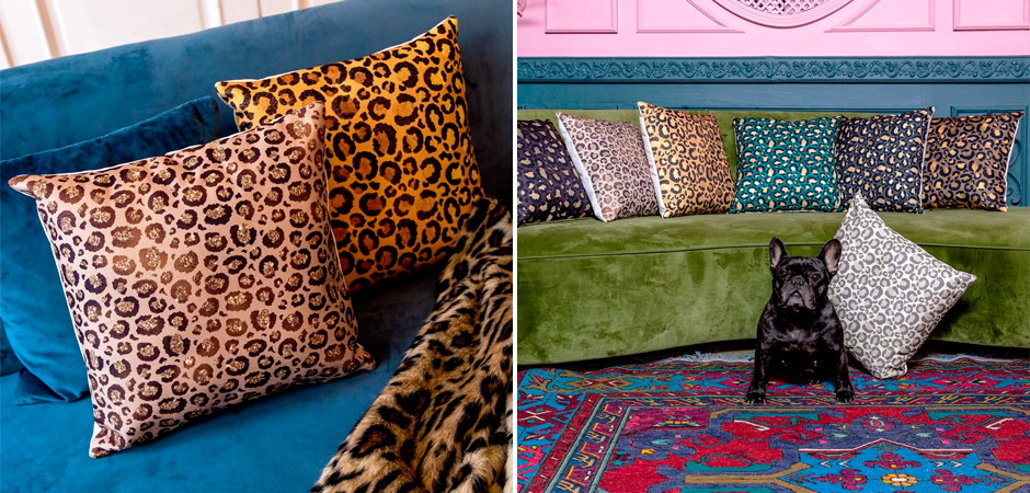 Декоративная подушка с леопардовым принтом Wild animals - Loft-Concept в Грозном