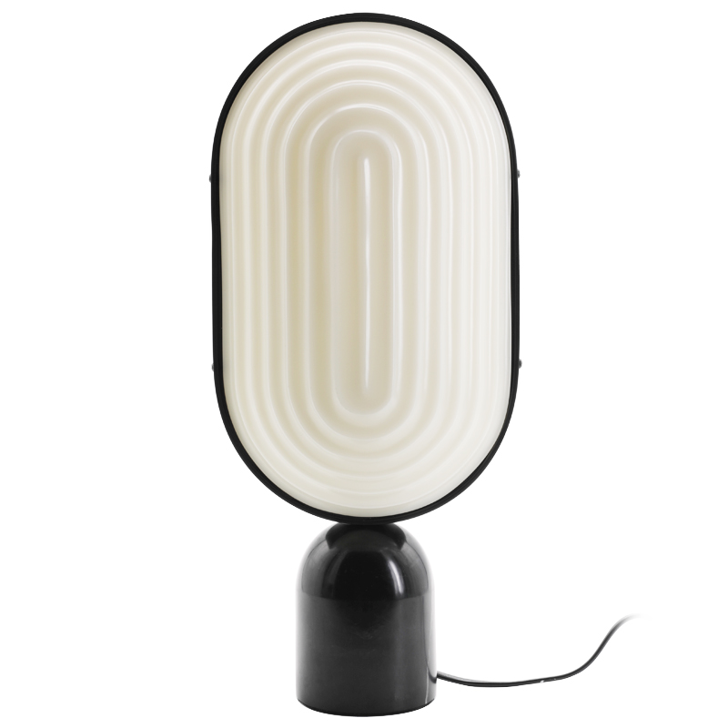 Настольная лампа Rosetta Table Lamp Черный Белый Настольная лампа Rosetta Table Lamp Черный Белый в Грозном | Loft Concept