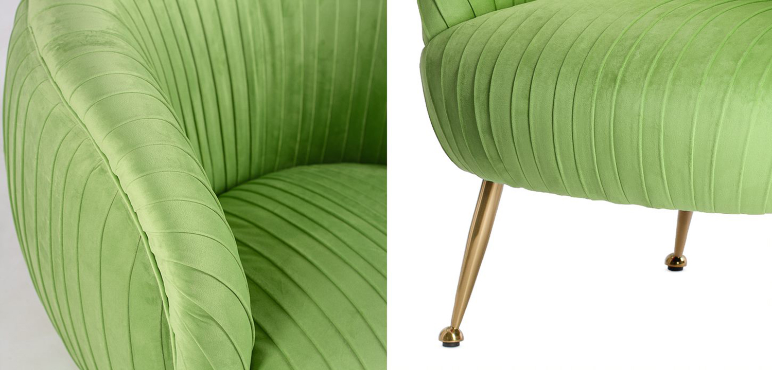 Кресло SOUFFLE CHAIR green - фото №1