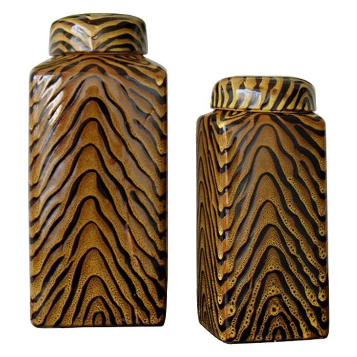 Ваза Wild print Коричневый Ваза Wild print Коричневый в Грозном | Loft Concept