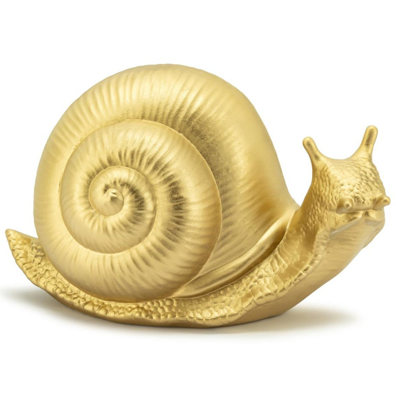 Статуэтка Abhika Snail Bisc. Gold Золотой Статуэтка Abhika Snail Bisc. Gold Золотой в Грозном | Loft Concept