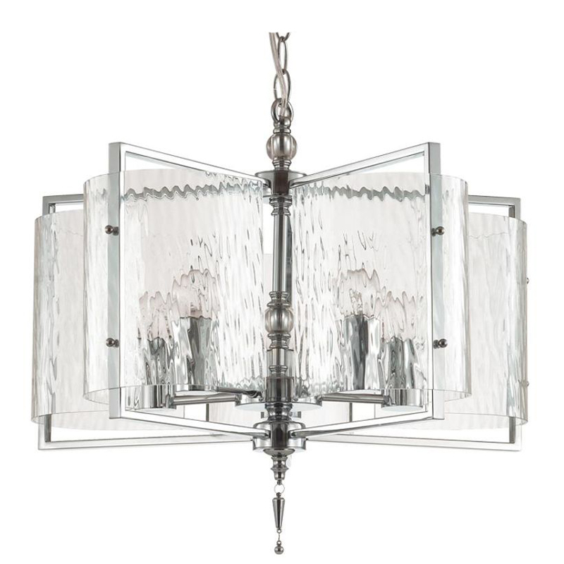 Люстра Karissa Chrome Chandelier 48 Хром Прозрачный (Transparent) Люстра Karissa Chrome Chandelier 48 Хром Прозрачный (Transparent) в Грозном | Loft Concept