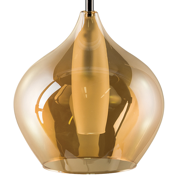 Подвесной светильник Candiano Amber One II Янтарь (Amber) Хром Подвесной светильник Candiano Amber One II Янтарь (Amber) Хром в Грозном | Loft Concept