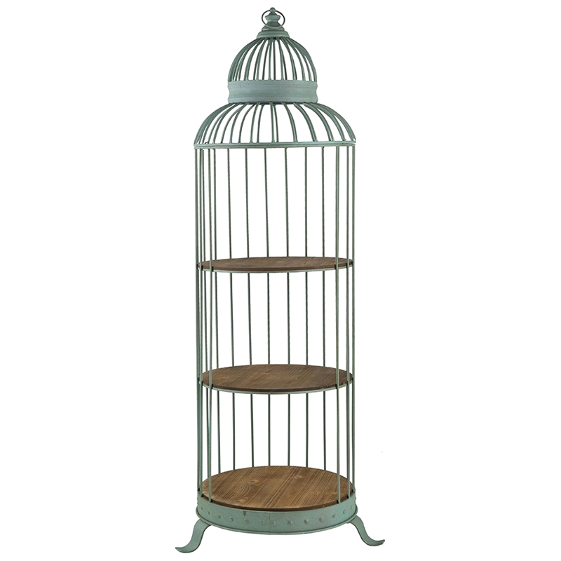 Стеллаж металлический CAGE RACK Голубой Стеллаж металлический CAGE RACK Голубой в Грозном | Loft Concept