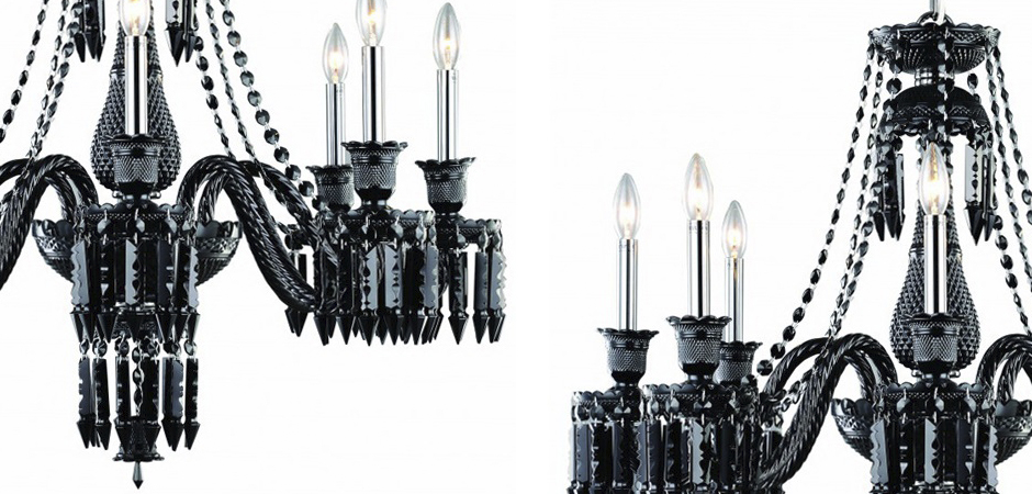 Люстра BACCARAT Zenith Midnight Chandelier 8 Люстра BACCARAT Zenith Midnight Chandelier 8 - Loft-Concept в Грозном