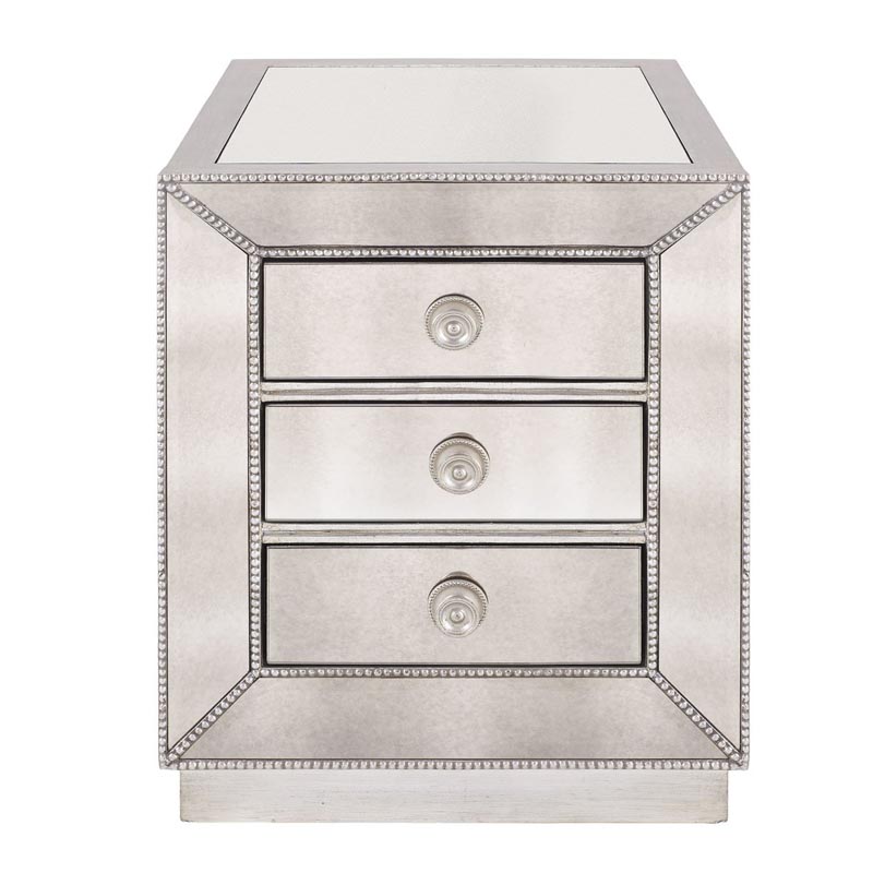 Тумба Blasco Mirrored Nightstand Зеркало Тумба Blasco Mirrored Nightstand Зеркало в Грозном | Loft Concept