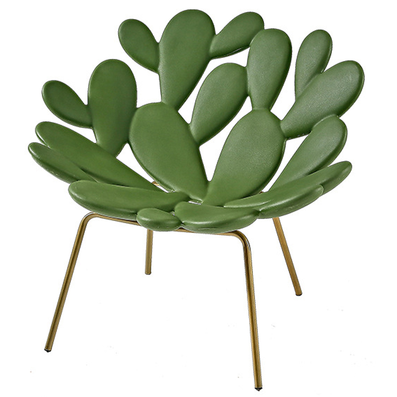 Кресло Filicudi Armchair Зеленый Зеленый Латунь Кресло Filicudi Armchair Зеленый Зеленый Латунь в Грозном | Loft Concept