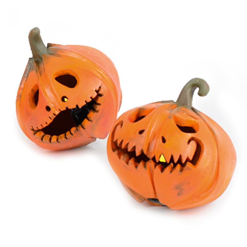 Аксессуар для Хэллоуина Two Pumpkins set 2 Зеленый Оранжевый Аксессуар для Хэллоуина Two Pumpkins set 2 Зеленый Оранжевый в Грозном | Loft Concept
