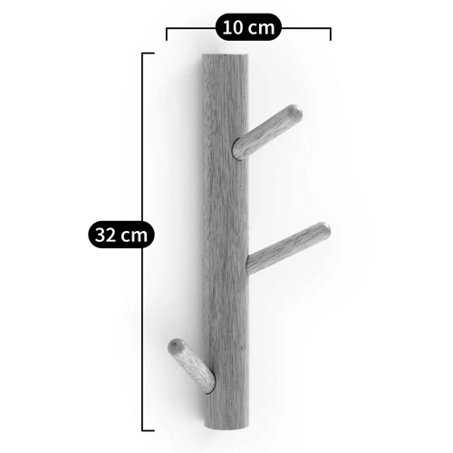 Деревянная настенная вешалка Branch Wood Hanger в Грозном