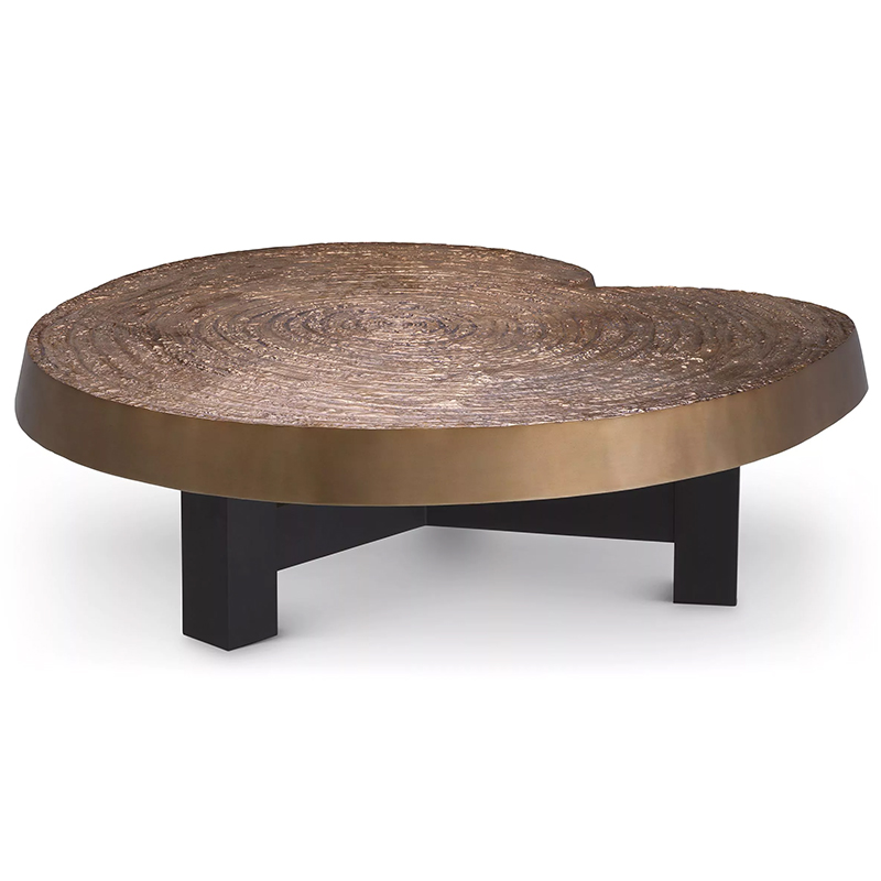 Кофейный стол Eichholtz Coffee Table Anabelle Черный Золотой Кофейный стол Eichholtz Coffee Table Anabelle Черный Золотой в Грозном | Loft Concept