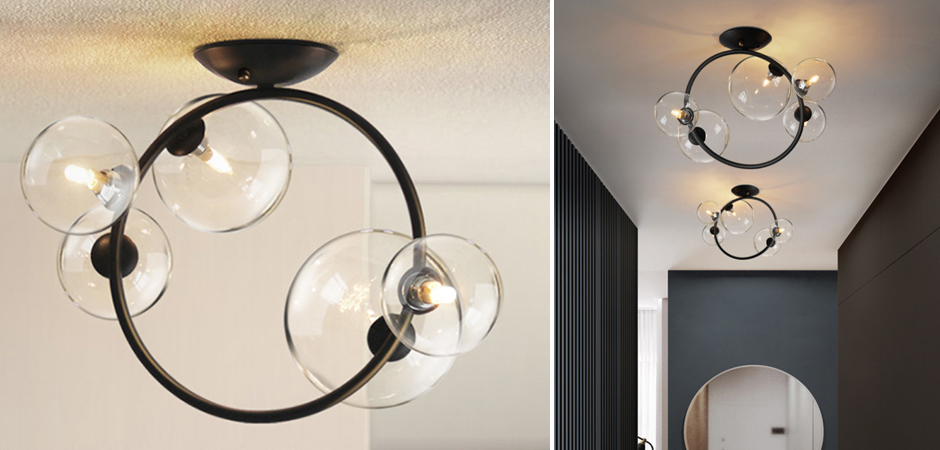 Потолочный светильник IONA Octo Ceiling 5 плафонов Потолочный светильник IONA Octo Ceiling 5 плафонов - Loft-Concept в Грозном