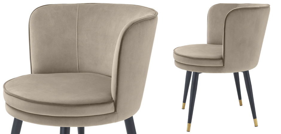 Стул Eichholtz Dining Chair Grenada greige Стул Eichholtz Dining Chair Grenada greige - Loft-Concept в Грозном