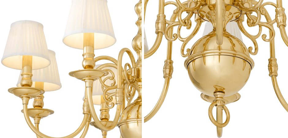 Люстра Eichholtz Chandelier Bourbon Brass - Loft-Concept в Грозном