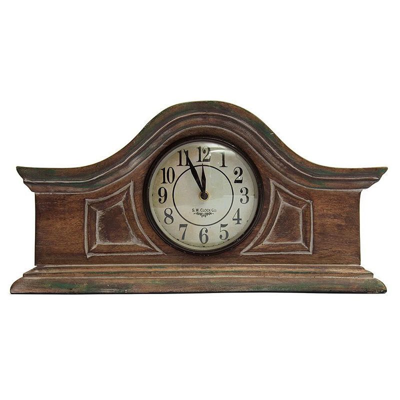 Настольные часы Classic Table Clock mango tree Древесина Настольные часы Classic Table Clock mango tree Древесина в Грозном | Loft Concept