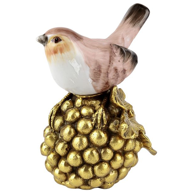 Статуэтка Birdie Golden Grapes Бронза Коричневый Статуэтка Birdie Golden Grapes Бронза Коричневый в Грозном | Loft Concept