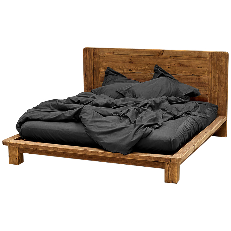 Кровать в стиле лофт из массива сосны Terence Bed Древесина Кровать в стиле лофт из массива сосны Terence Bed Древесина в Грозном | Loft Concept