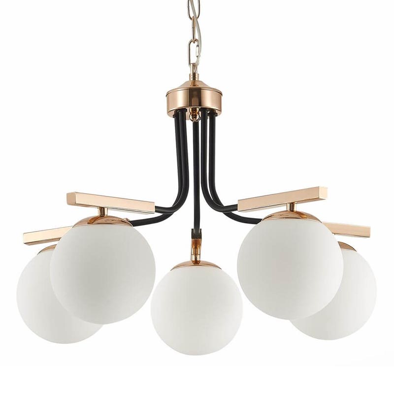 Люстра Bertilde Chandelier Золотой Белый Люстра Bertilde Chandelier Золотой Белый в Грозном | Loft Concept