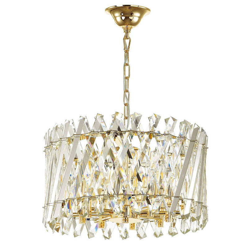Люстра Crystal Crossed Stripes Gold Золотой Люстра Crystal Crossed Stripes Gold Золотой в Грозном | Loft Concept