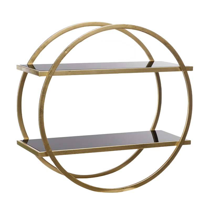 Полка Circle Gold Золотой Желтый Полка Circle Gold Золотой Желтый в Грозном | Loft Concept